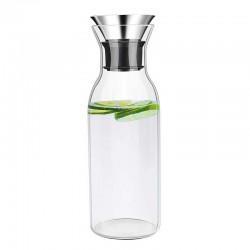 Glass Carafe With Flip-Drip Lid 1000ml