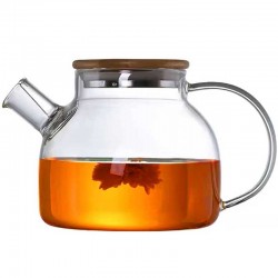 Glass Teapot With Infuser For Loose Tea 1000ml